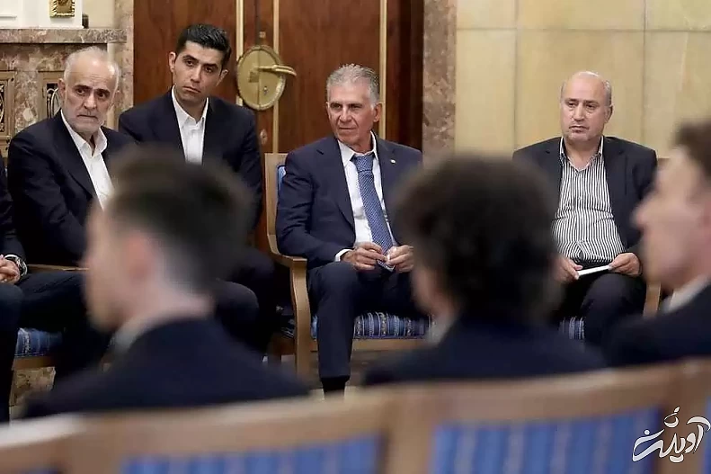 تصاویر - بدرقه ملی پوشان فوتبال با حضور رئیسی